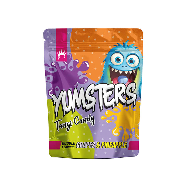 Yumsters - Grapes & Pineapple Flavor - Box of 12 Pouches