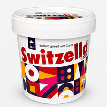 Switzella Hazelnut Chocolate Spread Bucket - 1.25 KG