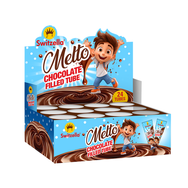Switzella Melto Chocolate - Pack of 24 Tubes