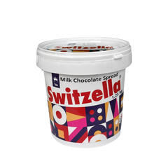 Switzella Milk Chocolate Spread Bucket - 1.25 KG