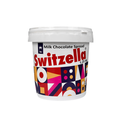 Switzella Milk Chocolate Spread Bucket - 1.25 KG
