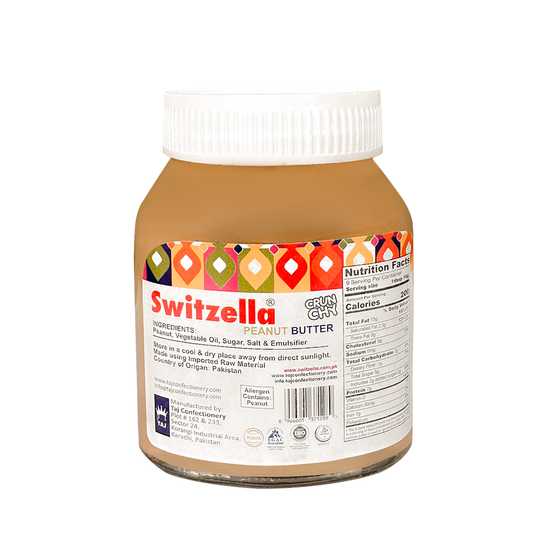 Switzella Peanut Butter Crunchy - 150 Grams
