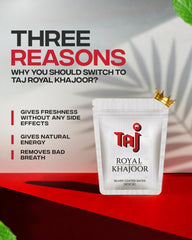 Royal Taj Khajoor - Box of 12 Packets